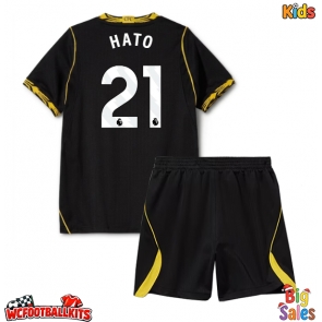 Chelsea Jorrel Hato #21 Replica Away Stadium Kit for Kids 2026-27 Short Sleeve (+ pants)